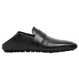 BALENCIAGA - Mocassins en cuir Black