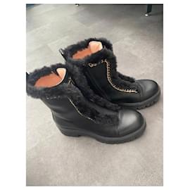 Elisabetta Franchi-Ankle Boots-Black