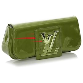 Louis Vuitton-Bolsa Clutch Louis Vuitton Red Sobe de couro envernizado-Vermelho