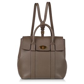 Mulberry Brown Bayswater Leather Backpack Brown