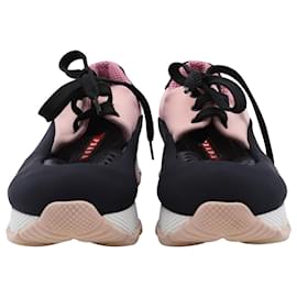 Prada-Sneakers Prada in poliestere rosa-Rosa