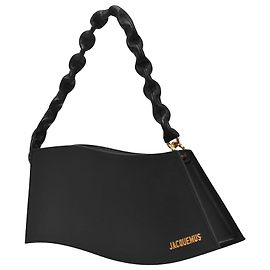 Jacquemus Borsa La Vague in Pelle Nera Nero