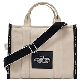 Marc Jacobs-The Small Tote Bag Jacquard - Marc Jacobs -  Warm Sand - Cotton-Beige