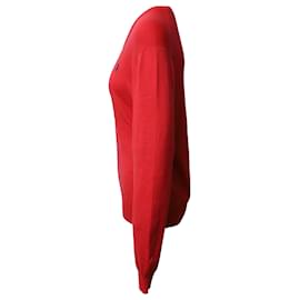 Polo Ralph Lauren-Jersey de algodón rojo con bordado de poni de Polo by Ralph Lauren-Roja