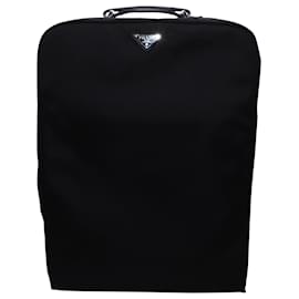 Prada-Prada Travel Carry-On Suitcase in Black Saffiano Leather-Black