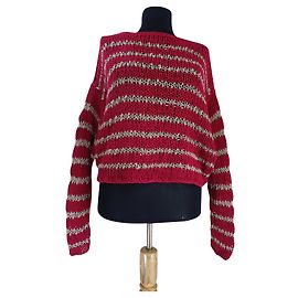Sweater Free People de algodão vermelho Vermelho