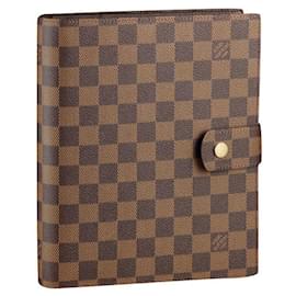 Louis Vuitton-LV Agenda couverture damier neuf-Marron