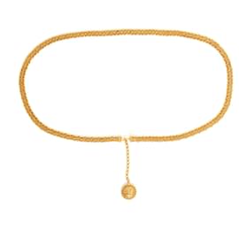 Chanel-T80 lined CHAIN INTERLACED-Golden