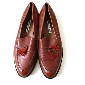 Mocassim Manolo Blahnik Aldena Conhaque