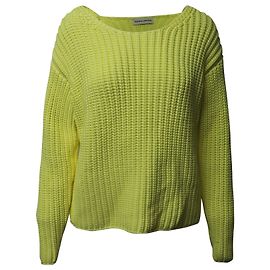Mansur Gavriel Grobstrickpullover Aus Gelber Bio-Baumwolle Gelb