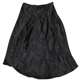 Vince-Vince Skirt in Black Acetate-Black
