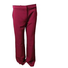 Stella Mc Cartney-Stella McCartney Tailored Trousers in Pink Wool-Pink