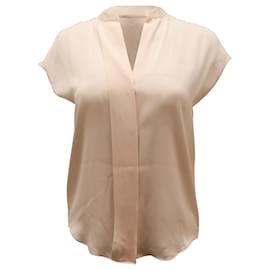 Vince-Vince Dolman Sleeve Top in Pastel Pink Stretch Silk-Other