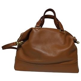 Bolsa Mulberry Pebbled Effie em couro de bezerro marrom Marrom Bege