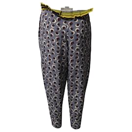 Stella Mc Cartney-Stella McCartney Cropped Trousers in Floral Print Silk-Other