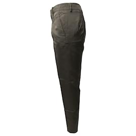 Gucci-Gucci Tapered Trousers in Green Cotton-Green