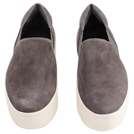 Vince-Sneakers Vince Warren-Eco Platform Slip On in camoscio grigio-Grigio