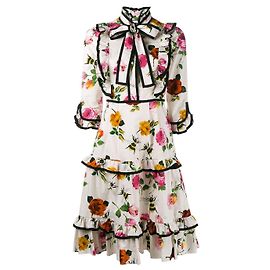 Vestido Gucci de algodón rosa blanco naranja Rosa Blanco Naranja