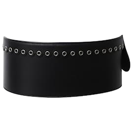 Dior-Dior Saddle Belt Bag in Black Lambskin Leather-Black