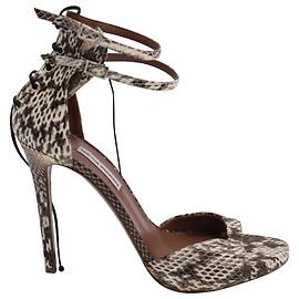 Tabitha Simmons Viva com efeito cobra em couro multicolorido Multicor