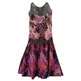 Vestido tejido Roberto Cavalli Abito en seda multicolor Otro Impresión de pitón