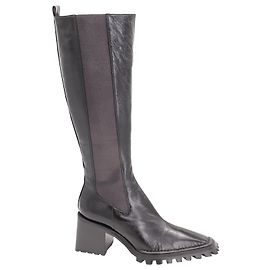 Alexander Wang Parker Chelsea Knee-high Boots in Black Leather Black