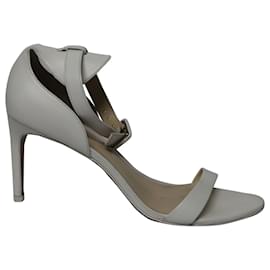 Sophia webster-Sophia Webster Ankle Strap Sandals in Ivory Leather-White,Cream