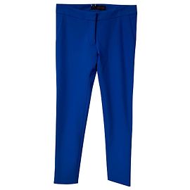 Stella Mc Cartney Pantalones pitillo elásticos de algodón azul de Stella McCartney Azul