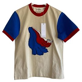T-shirt Marni en coton multicolore Multicolore