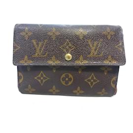 Louis Vuitton-TREASURE TRIFOLD MONOGRAM-Brown