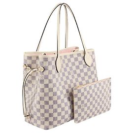 Louis Vuitton Bolsa LV Neverfull MM Damier Bege
