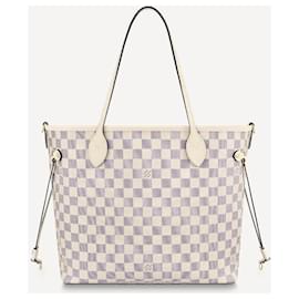 Louis Vuitton-Bolsa LV Neverfull MM Damier-Bege