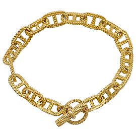 inconnue Pulseira de ouro amarelo, malha da marinha. Outro