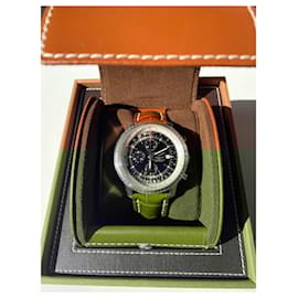 Breitling-AUTHENTIC BREITLING NAVITIMER WORLD CHRONO AUTO-Black