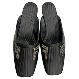 Fendi-Mules-Black