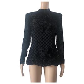 Balmain pour H&M Top Balmain x H&M noir Noir