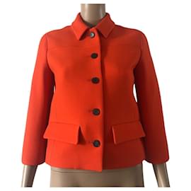 Dior-Dior V jacket07 Orange #DIOO44C-Orange