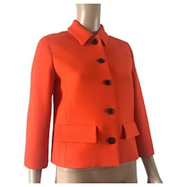 Dior-Dior V jacket07 Orange #DIOO44C-Orange