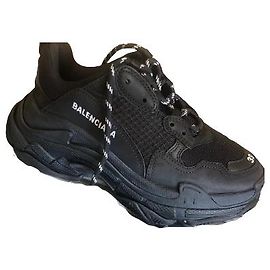 Balenciaga Triple S Sneakers Black Black