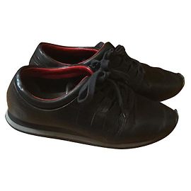 Baskets Alexander Wang en cuir noir Noir