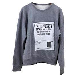 Maison Martin Margiela-Maison Margiela / Sweatshirt / 46 / Cotton / GRY / Gray / Print-Grey
