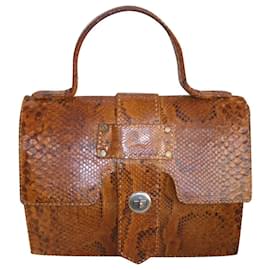 Autre Marque Python Leather Handbag Other