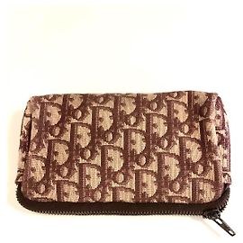 Dior Tasche mit Monogramm-Logo Bordeaux