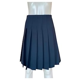 Prada-Jupe Prada tennis skirt-Noir,Bleu,Bleu Marine