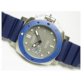 Panerai-PANERAI Submersible 42 MM gray Dial PAM00959 Mens-Blue