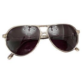 Rolex Clear Frame Sunglasses Black White