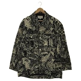 Maison Martin Margiela-Maison Margiela 20AW / painting denim jacket / G Jean / S / cotton / black / total pattern-Black