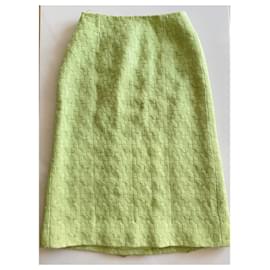 Chanel-Skirt-Light green