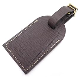 Louis Vuitton-NEW LOUIS VUITTON ADDRESS HOLDER IN BROWN LEATHER FOR KEEPALL HOLDER TRAVEL BAG-Brown
