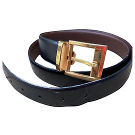 Beautiful removable Dior belt Brown Black Gold hardware
